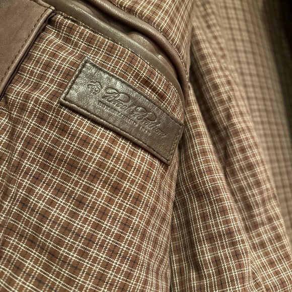 Brooks Brothers Men’s Leather Coat XL - Picture 4 of 5